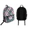 Plaid with Pop Backpack front and back - Apvl