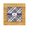 Plaid with Pop Bamboo Trivet with Ceramic Tile Insert (Personalized)