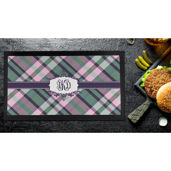 Plaid with Pop Bar Mat - Small - LIFESTYLE