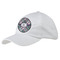 Plaid with Pop Baseball Cap - White (Personalized)