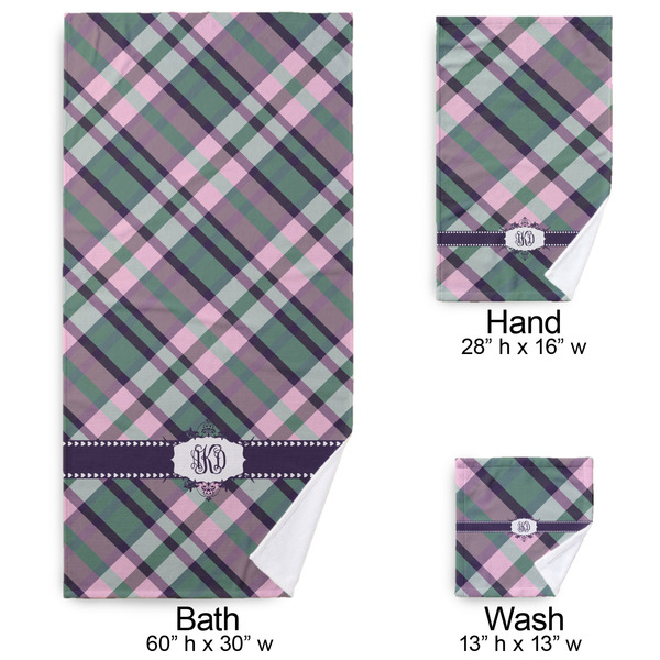 Plaid with Pop Bath Towel Sets - 3-piece - Approval