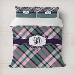 Plaid with Pop Duvet Cover (Personalized)