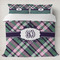 Plaid with Pop Duvet Cover Set - King (Personalized)