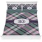 Plaid with Pop Bedding Set (Queen)