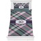 Plaid with Pop Bedding Set (Twin)