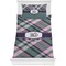 Plaid with Pop Comforter Set - Twin (Personalized)
