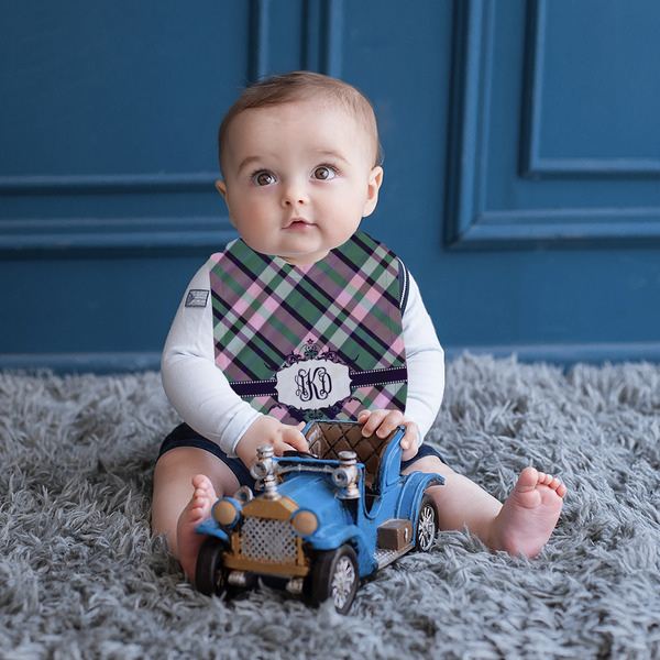 Plaid with Pop Bib Lifestyle Boy