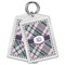 Plaid with Pop Bling Keychain - MAIN