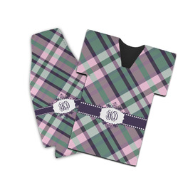 Plaid with Pop Bottle Cooler (Personalized)