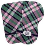 Plaid with Pop Burp Cloth (Personalized)