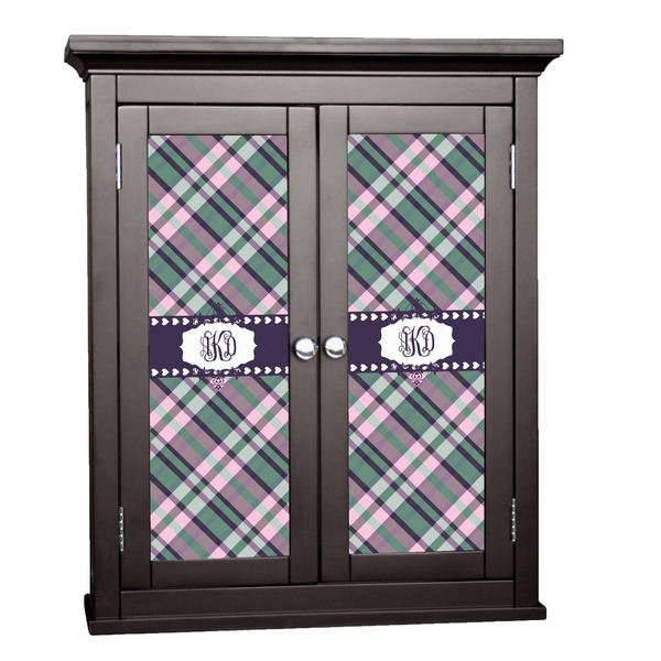 Custom Plaid with Pop Cabinet Decal - Large (Personalized)