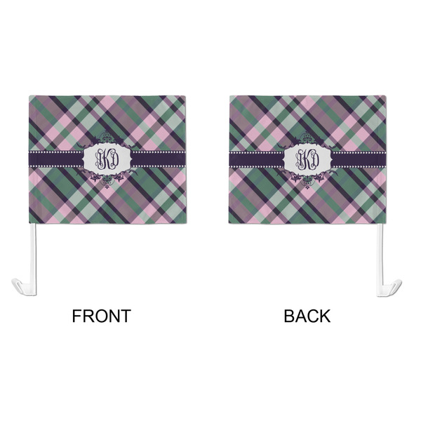 Plaid with Pop Car Flag - Large - APPROVAL