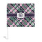 Plaid with Pop Car Flag - Large - FRONT