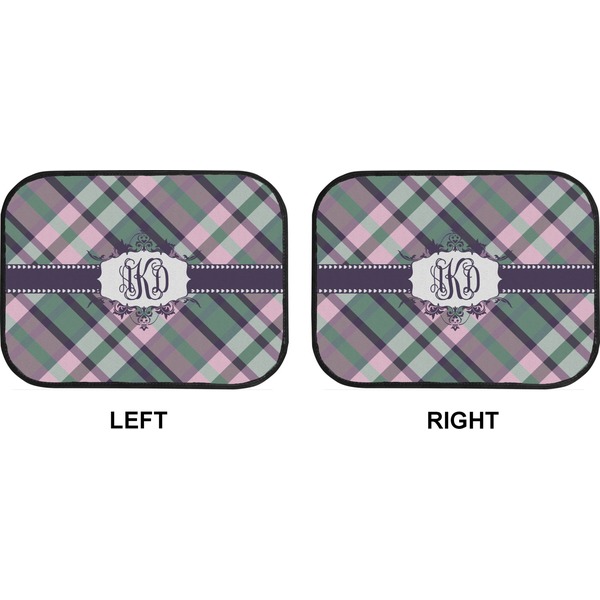 Plaid with Pop Car Floor Mats (Back Seat) (Approval)