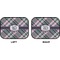 Plaid with Pop Car Floor Mats (Back Seat) (Approval)