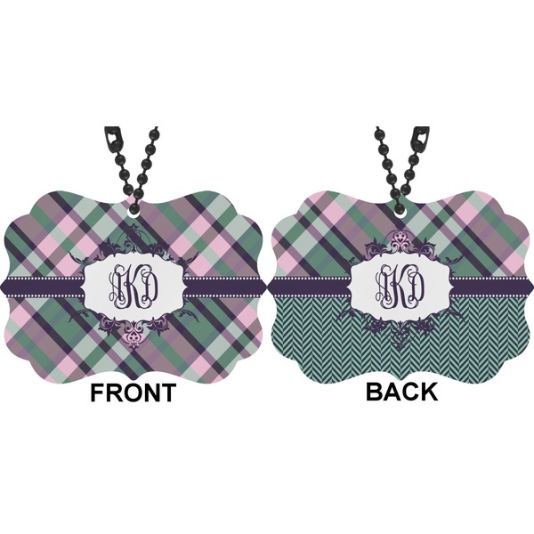 Plaid with Pop Car Ornament (Approval)