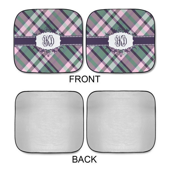 Plaid with Pop Car Sun Shades - APPROVAL