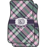 Plaid with Pop Car Floor Mats (Personalized)