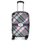 Plaid with Pop Carry-On Travel Bag - With Handle