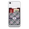 Plaid with Pop Cell Phone Credit Card Holder w/ Phone