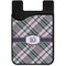 Plaid with Pop Cell Phone Credit Card Holder