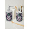 Plaid with Pop Ceramic Bathroom Accessories - LIFESTYLE (toothbrush holder & soap dispenser)