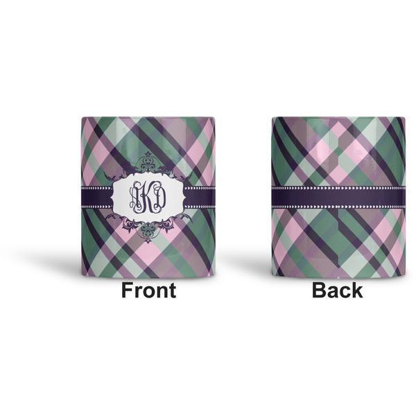 Plaid with Pop Ceramic Pen Holder - Apvl