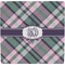 Plaid with Pop Ceramic Tile Hot Pad (Personalized)