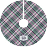 Plaid with Pop Tree Skirt (Personalized)