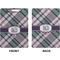Plaid with Pop Clipboard (Letter) (Front + Back)