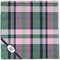 Plaid with Pop Cloth Napkins - Personalized Dinner (Full Open)