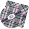 Plaid with Pop Rubber Backed Coaster (Personalized)