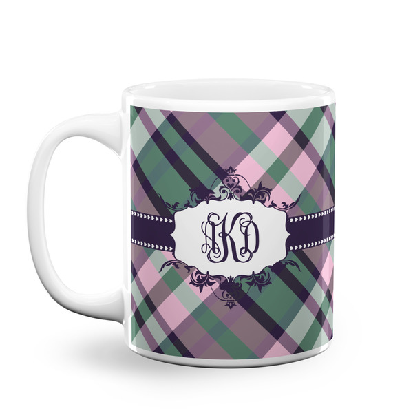Custom Plaid with Pop Coffee Mug (Personalized)