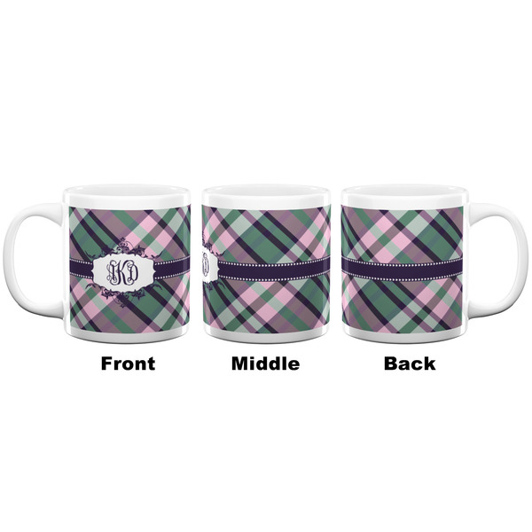 Plaid with Pop Coffee Mug - 20 oz - White APPROVAL