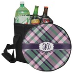 Plaid with Pop Collapsible Cooler & Seat (Personalized)