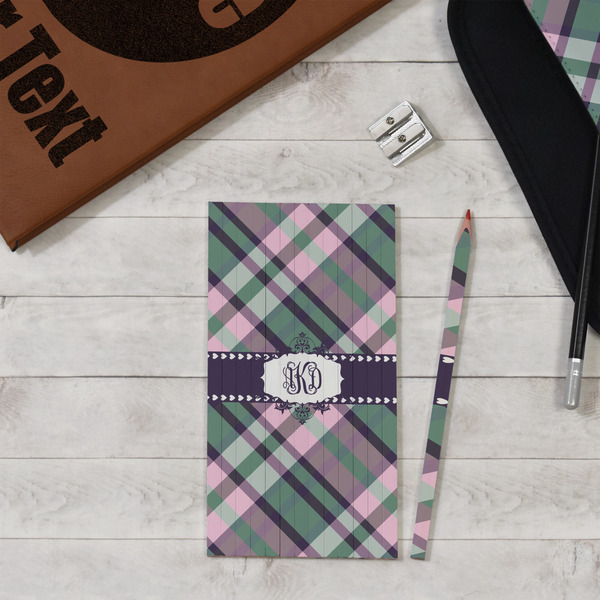 Plaid with Pop Colored Pencils - In Context