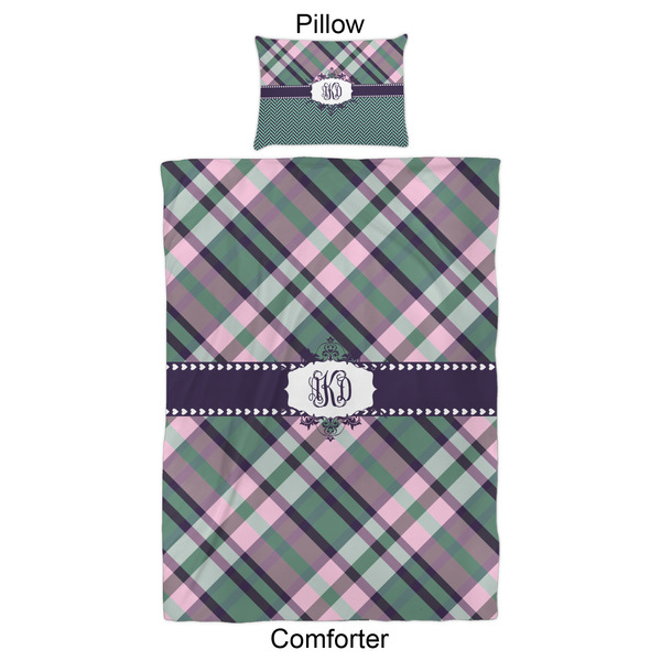 Plaid with Pop Comforter Set - Twin XL - Approval