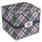 Plaid with Pop Cube Favor Gift Box - Front/Main