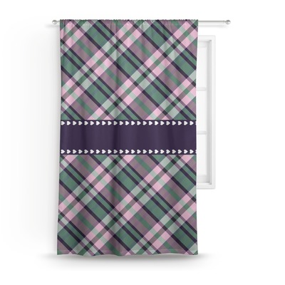 Plaid with Pop Curtain (Personalized)