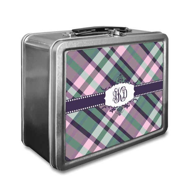 Custom Plaid with Pop Lunch Box (Personalized)