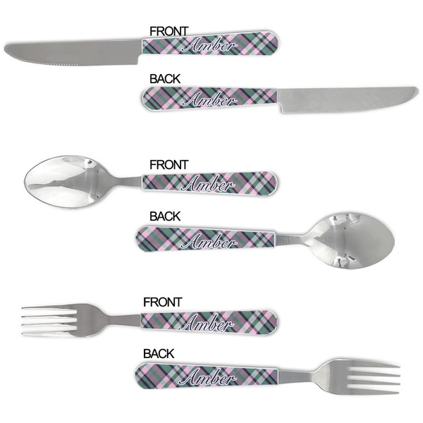 Plaid with Pop Cutlery Set - APPROVAL