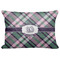 Plaid with Pop Decorative Baby Pillowcase - 16"x12" w/ Monogram