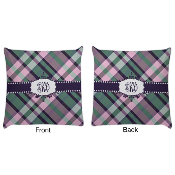 Plaid with Pop Decorative Pillow Case - Approval