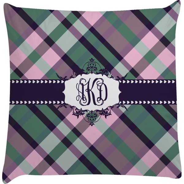 Custom Plaid with Pop Decorative Pillow Case (Personalized)