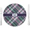 Plaid with Pop Dinner Plate