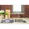 Plaid with Pop Dish Drying Mat - LIFESTYLE 2