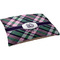 Plaid with Pop Dog Bed - Large