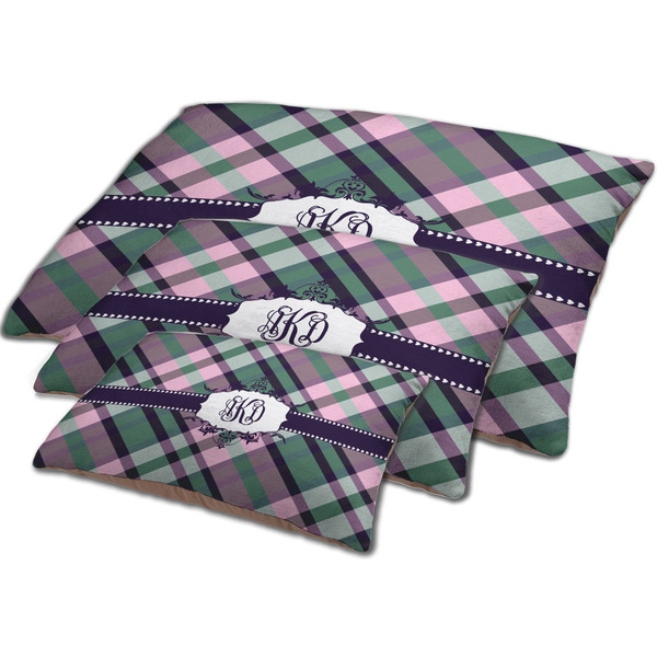 Plaid with Pop Dog Beds - MAIN (sm, med, lrg)