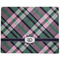 Plaid with Pop Dog Food Mat - Large without Bowls