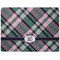 Plaid with Pop Dog Food Mat - Medium without bowls